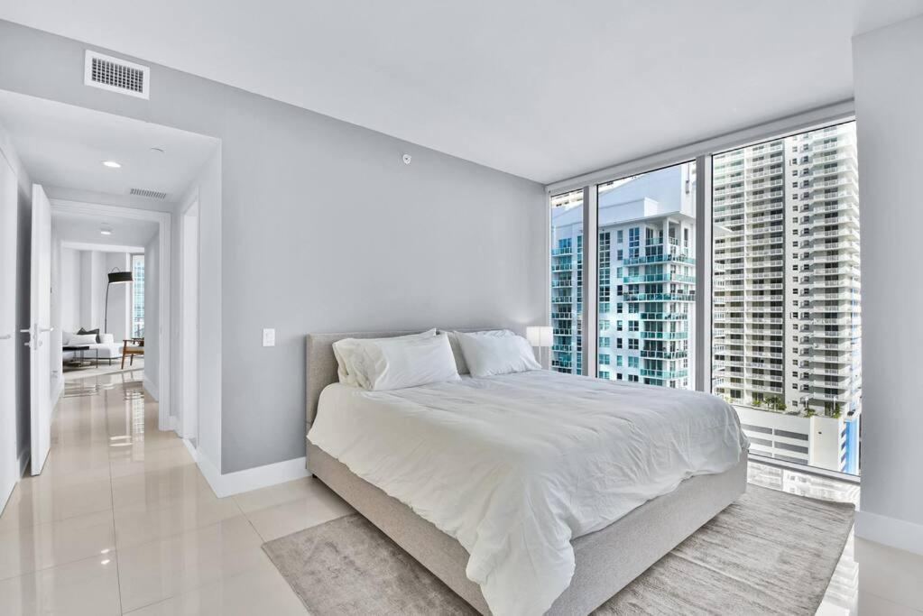 Lovely Upscale Condo Gorgeous View 2Bd 2Bath In Brickell Miami Exterior photo